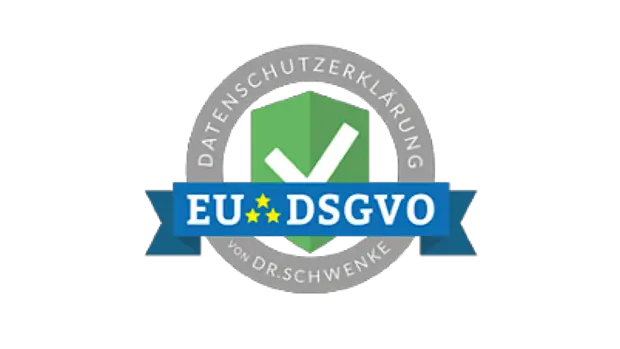 Logo Datenschutzerklärung EU-DSGVO von Dr. Schwenke